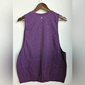 Lululemon Purple Swiftly Relaxed Muscle Tank Top Size Est. 12‎ thumbnail 5