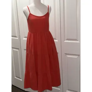 Women's Magaschoni Peach Casual Dress 100% Organic Cotton Sleeveless Midi Size thumbnail 3