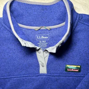 L.L. Bean Women’s Pullover in Vibrant Blue thumbnail 2