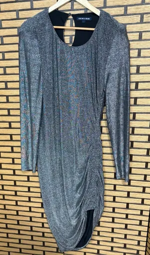 Veronica Beard‎ Cyrus Black Shimmer Dress Size Large thumbnail 1