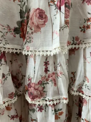 Altar'd State Long Sleeve Floral Mini Dress thumbnail 5
