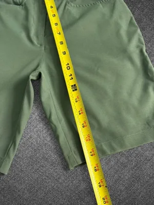Puma Women’s Green Golf Shorts Size XS Stretch Waist thumbnail 5