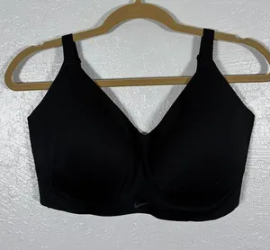 Nike Women L Black Alate Minimalist Sports Bra Padded Cup Athleisure Workout thumbnail 1