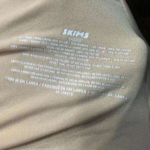 Skims nude lightly lined 44DDDD full coverage bra thumbnail 3