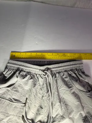superdown Light Gray Wide-Leg Cargo Joggers thumbnail 6