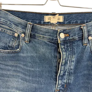 Madewell Low Slung Straight Jeans Palmina Medium Wash Button Fly Size 30‎ thumbnail 7