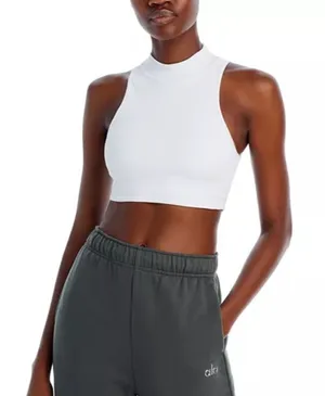 Alo Yoga Ribbed Dynamite Crop Tank thumbnail 1