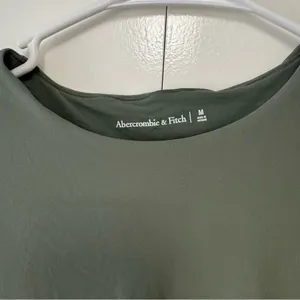 Abercrombie Olive Green Soft Matte Seamless Long Sleeve Bodysuit thumbnail 2