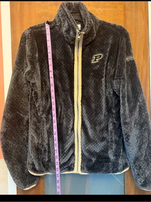 Purdue Womens Columbia Fire Side II Sherpa Full Zip Fleece Jacket Grey Medium thumbnail 11