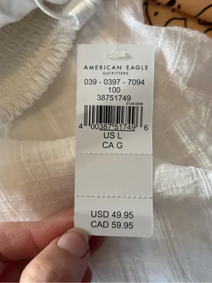 NWT American Eagle 100% Cotton Babydoll Romper sz L thumbnail 5