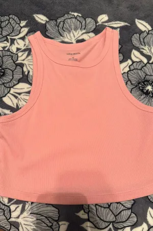Wild Fable Pink cropped tank top thumbnail 1