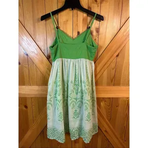 Aryeh Green Adjustable Spaghetti Strap Sleeveless Dress Size Large (6181) thumbnail 4