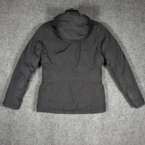 The North Face Hyvent Womens‎ Sz Small Goose Down Belted Jacket Black thumbnail 4