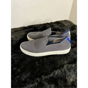 Rothy's The Original Slip On Sneaker Anchor Textile Blue grey Women’s US 8.5 thumbnail 7