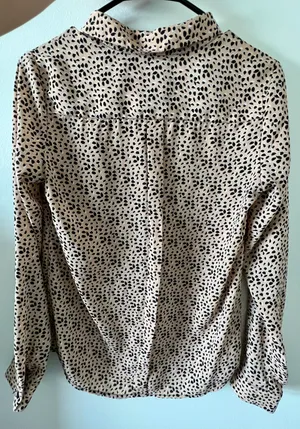 Button Down Printed Blouse thumbnail 3