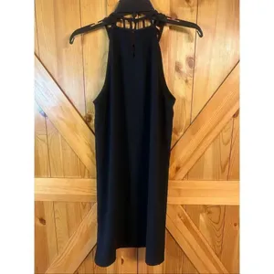 Monteau Women’s Sleeveless Black Dress Lattice Cutout Neckline Size XS (5717) thumbnail 6