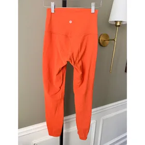 Lululemon Align High-Rise Pant 25” Size 4 Canyon Orange Double Lined thumbnail 3