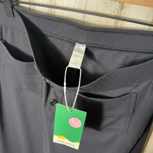 Halara High Waisted Button Pocket Straight‎ Leg Casual Pants Womens Large NEW thumbnail 6