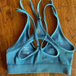 Free People Movement Blue seamless sports bra sz s thumbnail 4