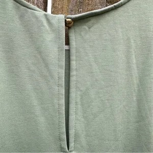 Matilda Jane Resting Day Sage Green Knit Jumpsuit XS thumbnail 10
