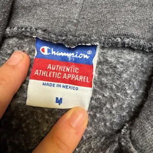 💙‎ Champion Duke University Hoodie 🩷 Gray & Pink Collegiate Sweatshirt M 💙 thumbnail 5