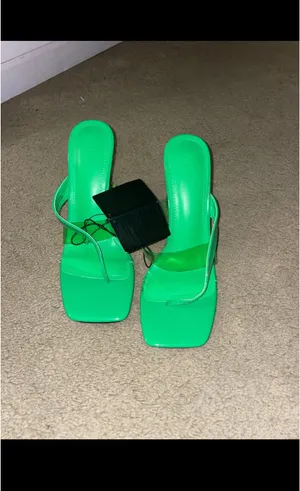 Green Heels Forever 21 thumbnail 2