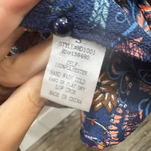 I. Madeline Anthropologie Dress Garden Splendor small Midi A Line Boho Floral thumbnail 5