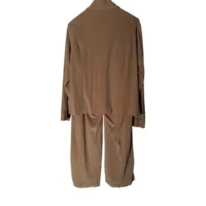 Vintage Contact 2pc Velour Set Zipper Broken‎ With Leopard Trim Woman Large thumbnail 7