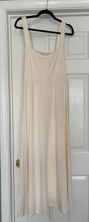 Cream Maxi Dress — NWT, Large thumbnail 1