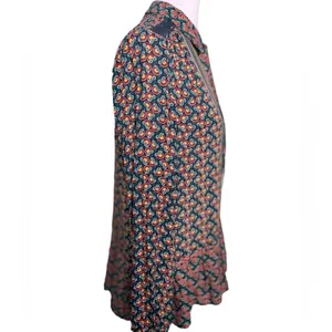 Anthropologie Maeve Janie Flounced Peasant Button Front Blouse Size 4 thumbnail 8