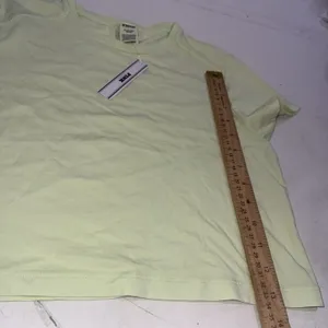 Victoria's Secret VS PINK Cotton Basic Light Green Crop Top Tee Shirt Sz XS NWT thumbnail 12