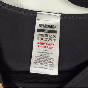 Sz XXL Gymshark Black Seamless Long Sleeve Cropped Top NWOT thumbnail 7