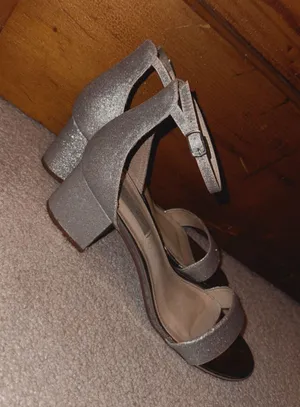 Prom shoes Silver Size 9.5 thumbnail 1