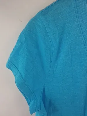 SO L Turquoise Short Sleeved Tee Top thumbnail 5