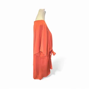 Tie front kimono sleeve blouse thumbnail 5