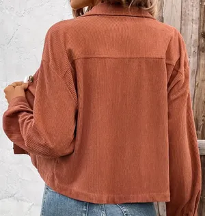 Boutique Stylish Button Front Jacket for Autumn thumbnail 4