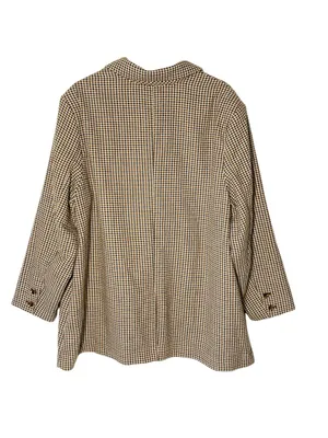 OLD NAVY Houndstooth Longline Blazer thumbnail 4