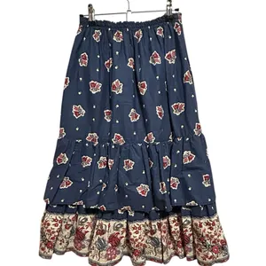 Vintage Peasant Skirt 70/80’s French Provencales Prairie Skirt Made in France thumbnail 6