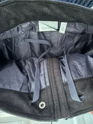 Athleta Toasty Buns Quilted Puff Skirt Size 2 Charcoal Gray Insulated Après Ski thumbnail 9