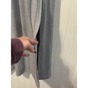 UMGEE Sweater Duster Side Slits Gray Color‎ Ribbed Cardigan Boho Hippie Medium thumbnail 6