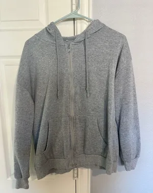 Grey Zip Up Gray thumbnail 1
