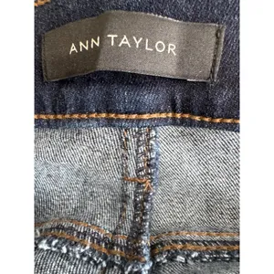 Ann Taylor The Skinny Modern‎ Fit Jeans Dark Indigo Blue Stretch Size 10 70268 thumbnail 4