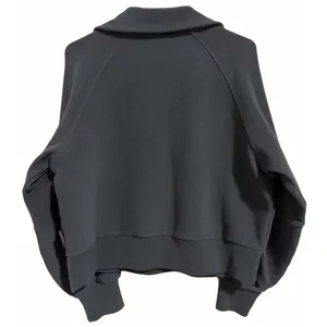 Varley Milano Half‎ Zip Sweat Black Women's Size Medium thumbnail 2