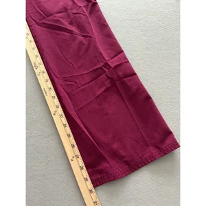 Scrubstar‎ Cargo Scrub Pants XS Wine Burgundy Drawstring Elastic Waist Medical thumbnail 6