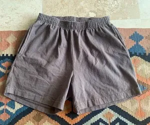 Elastic waist lightweight cotton shorts Los Angeles Apparel thumbnail 1