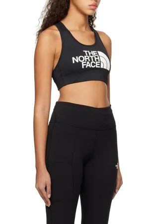 NWT THE NORTH FACE Black Elevation Sports Bra Size M thumbnail 2