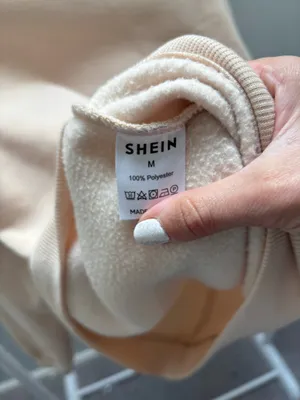 SHEIN Cream Heart Teacher Pullover Sweatshirt thumbnail 4