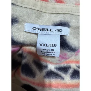 O'Neill‎ XXL Multicolor Fleece Hoodie Women's Aztec Tribal Quarter Zip thumbnail 3
