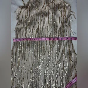 Trixxi Gold Sequin Slip Mini Dress thumbnail 10