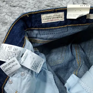 Levi’s Premium 80's Mom Jeans High Rise Tapered Dark Wash Blue Size 23 x 28 thumbnail 7